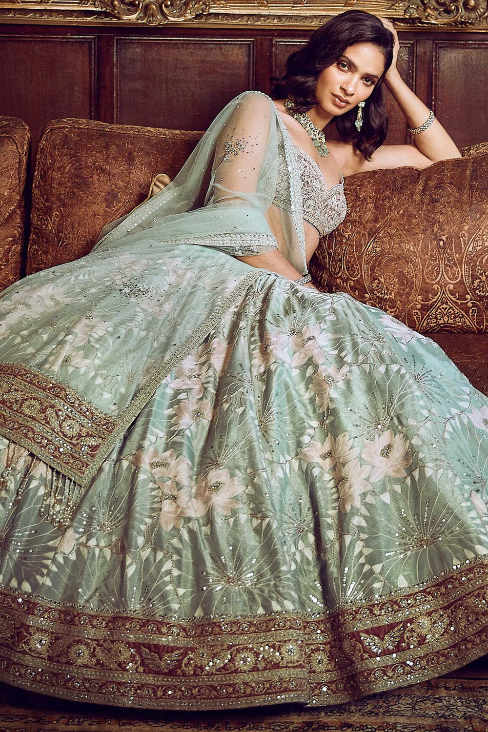 Water Lily Lehenga