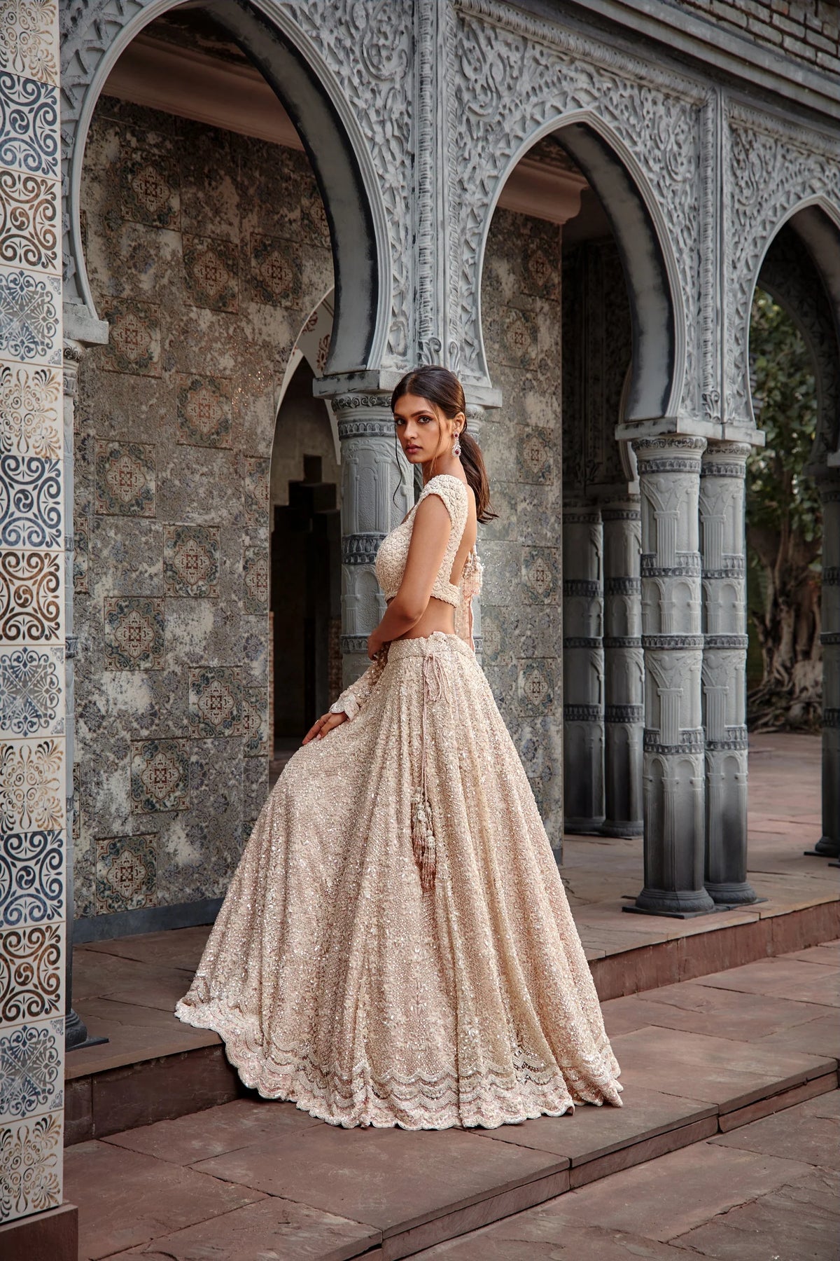 Leah bridal lehenga by WellGroomed
