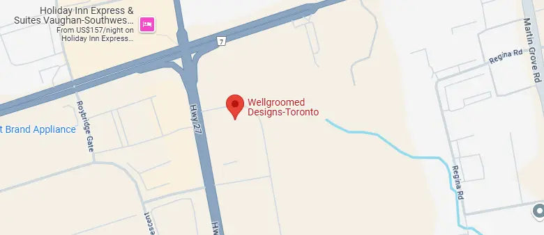 wellgroomed designs toronto location map