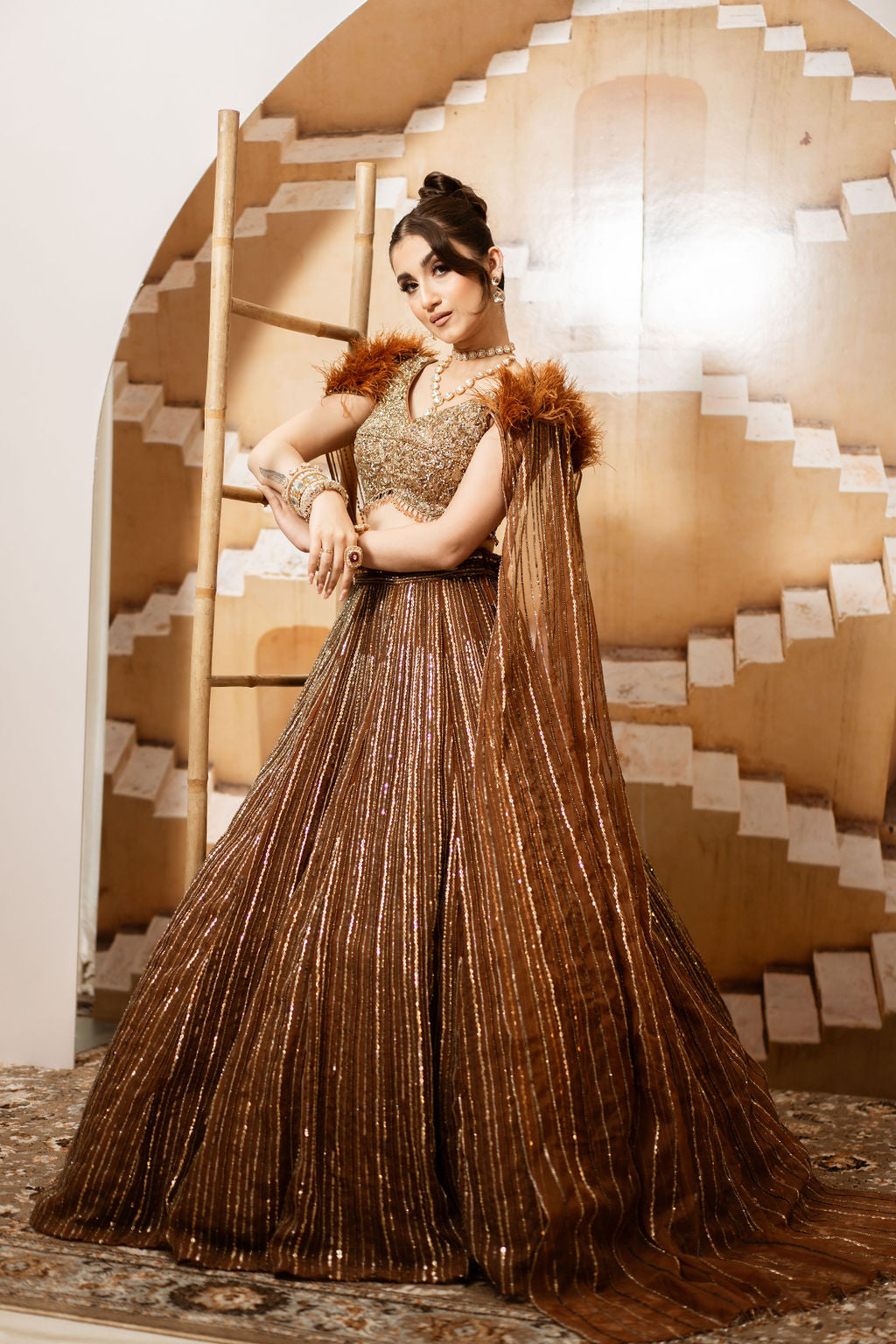 Adeline South Asian wedding couture by WellGroomed