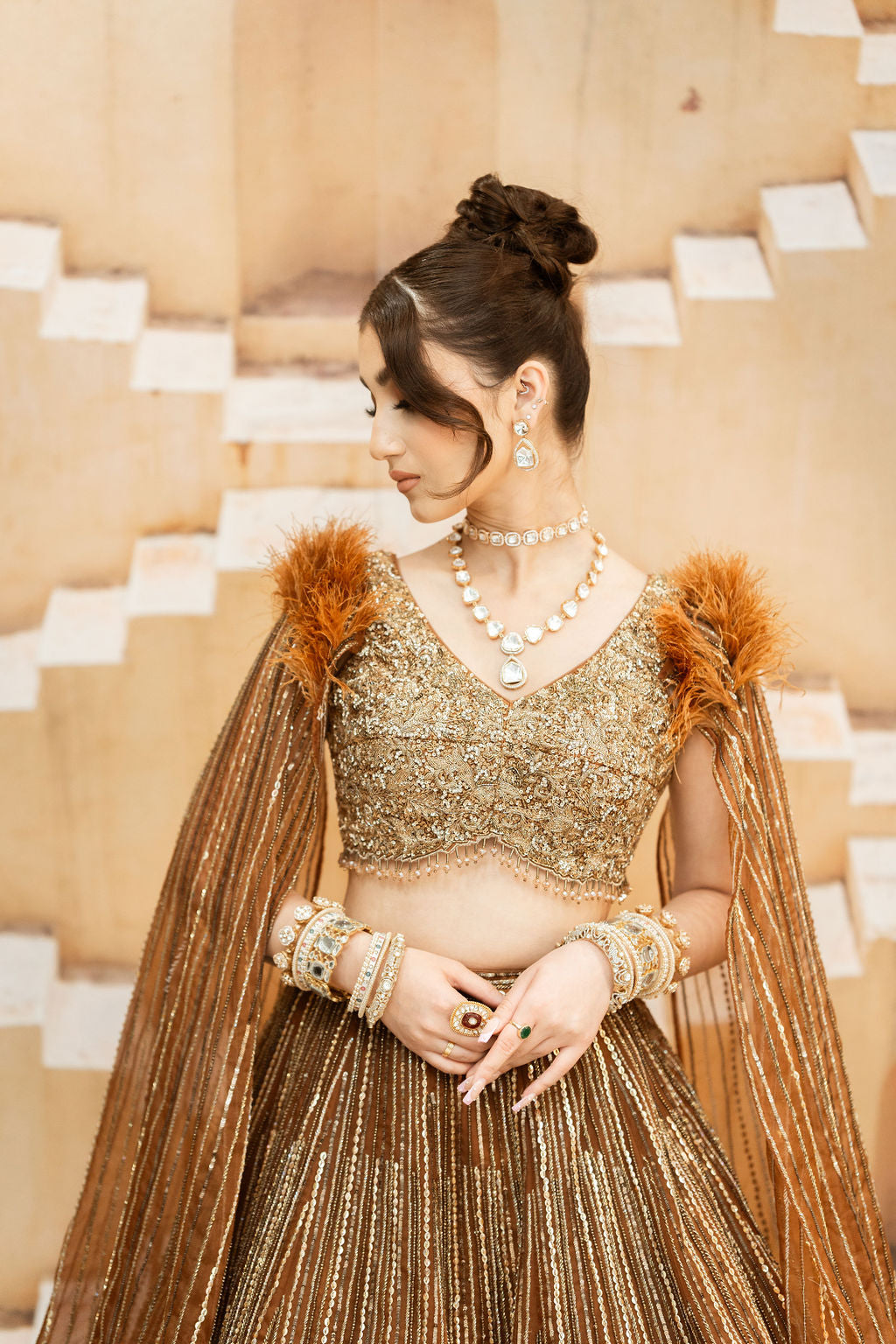 Adeline South Asian wedding couture by WellGroomed