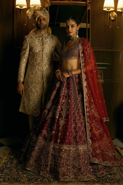 Persian Solace Lehenga