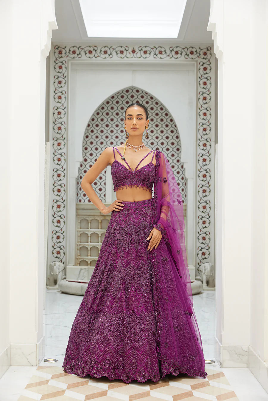 Tiya lehenga by WellGroomed