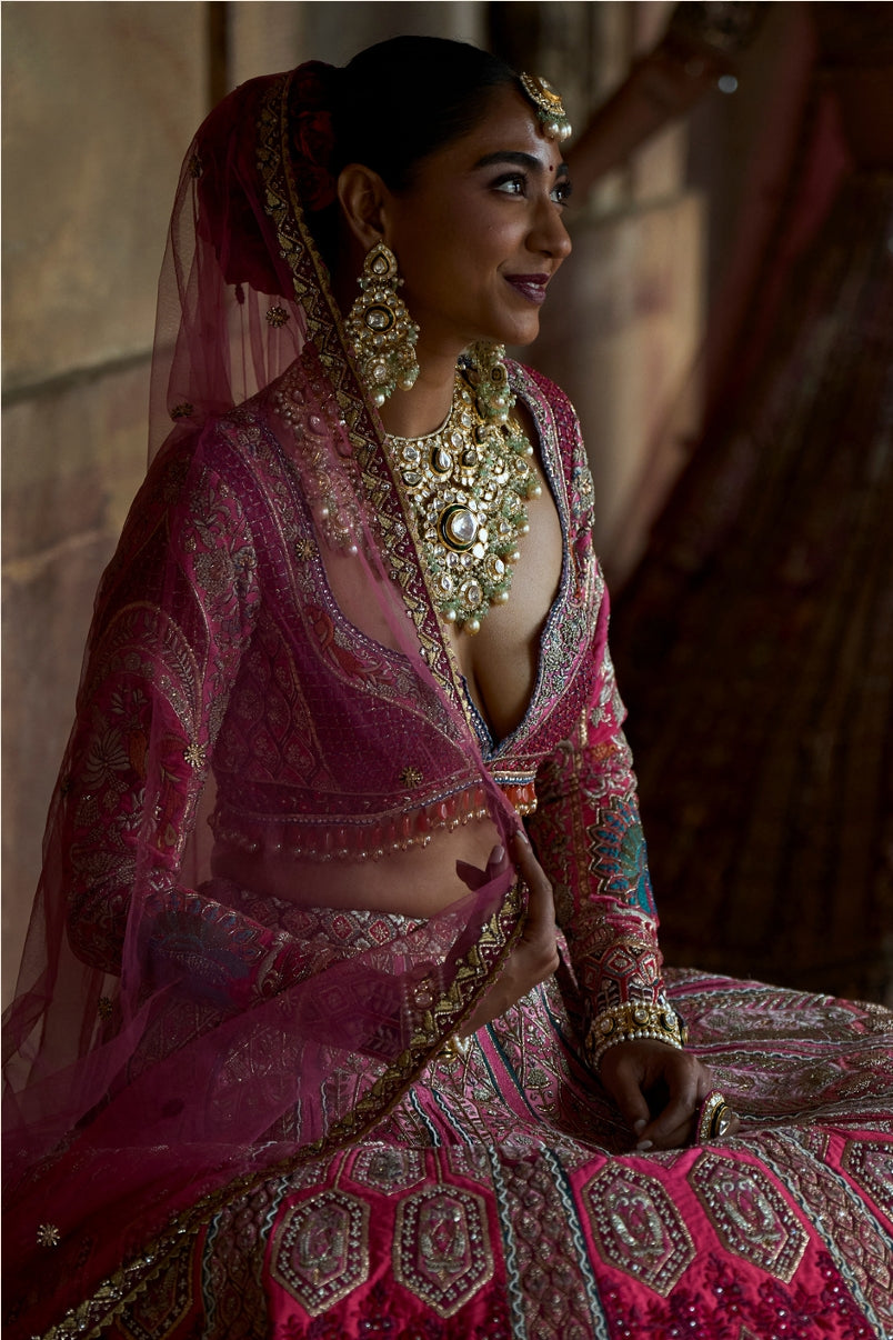 Zin bridal lehenga by WellGroomed
