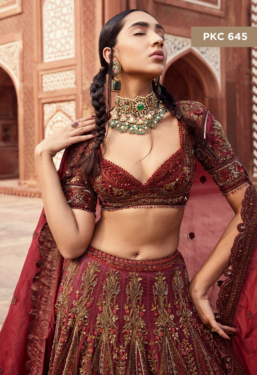 Rey bridal lehenga by WellGroomed