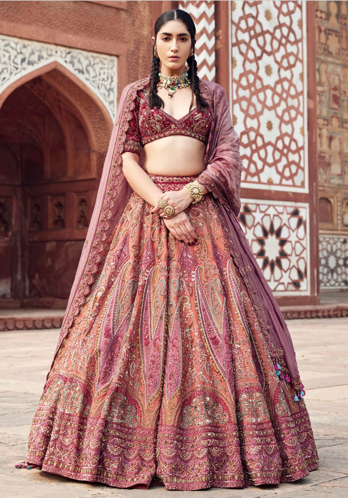 Ena bridal lehenga by WellGroomed