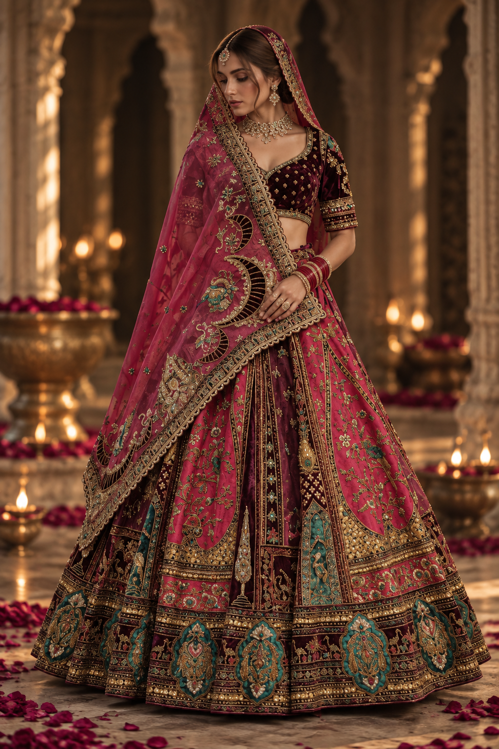WGH-92027 bridal lehenga