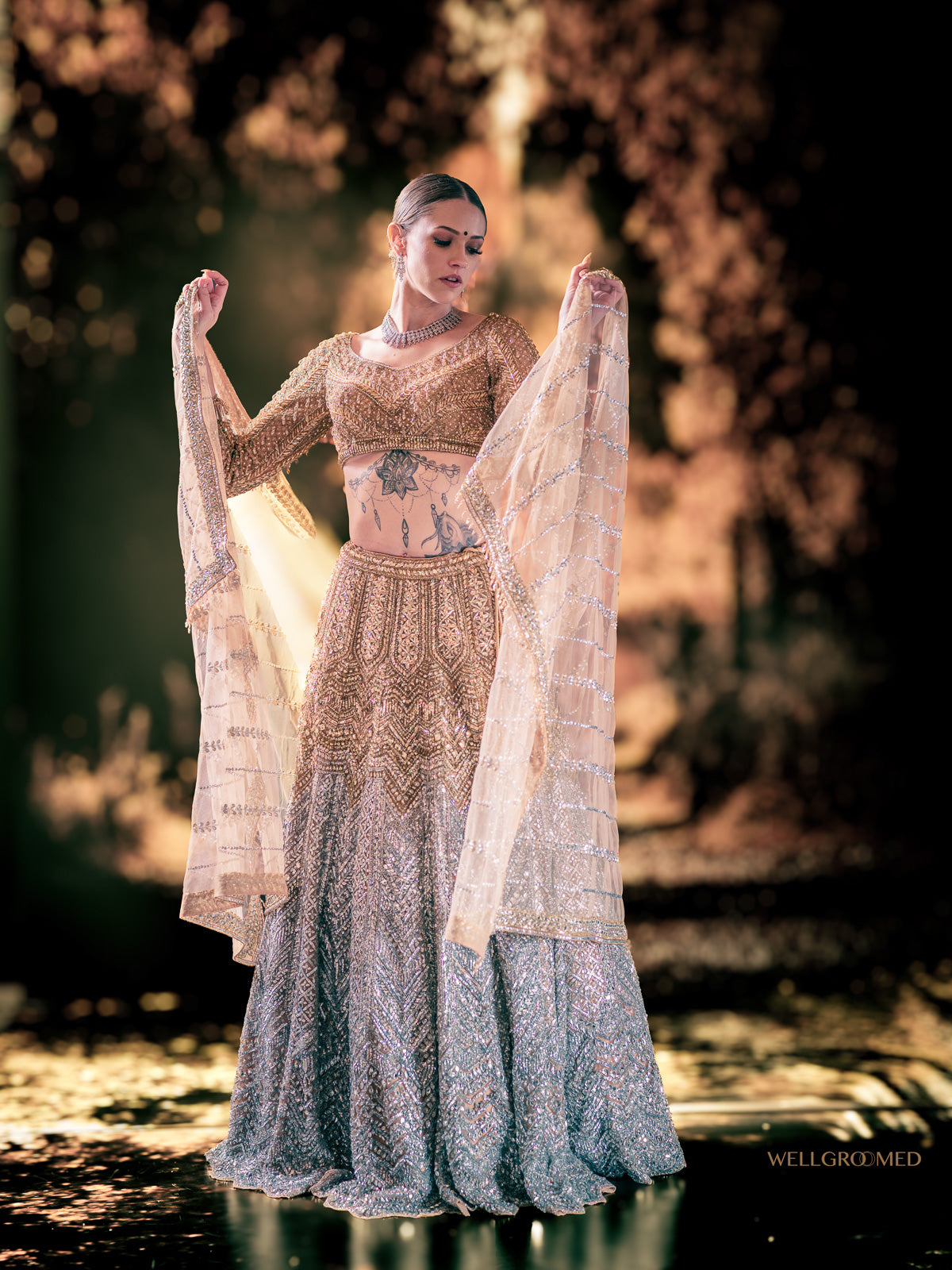 Tara lehenga by WellGroomed