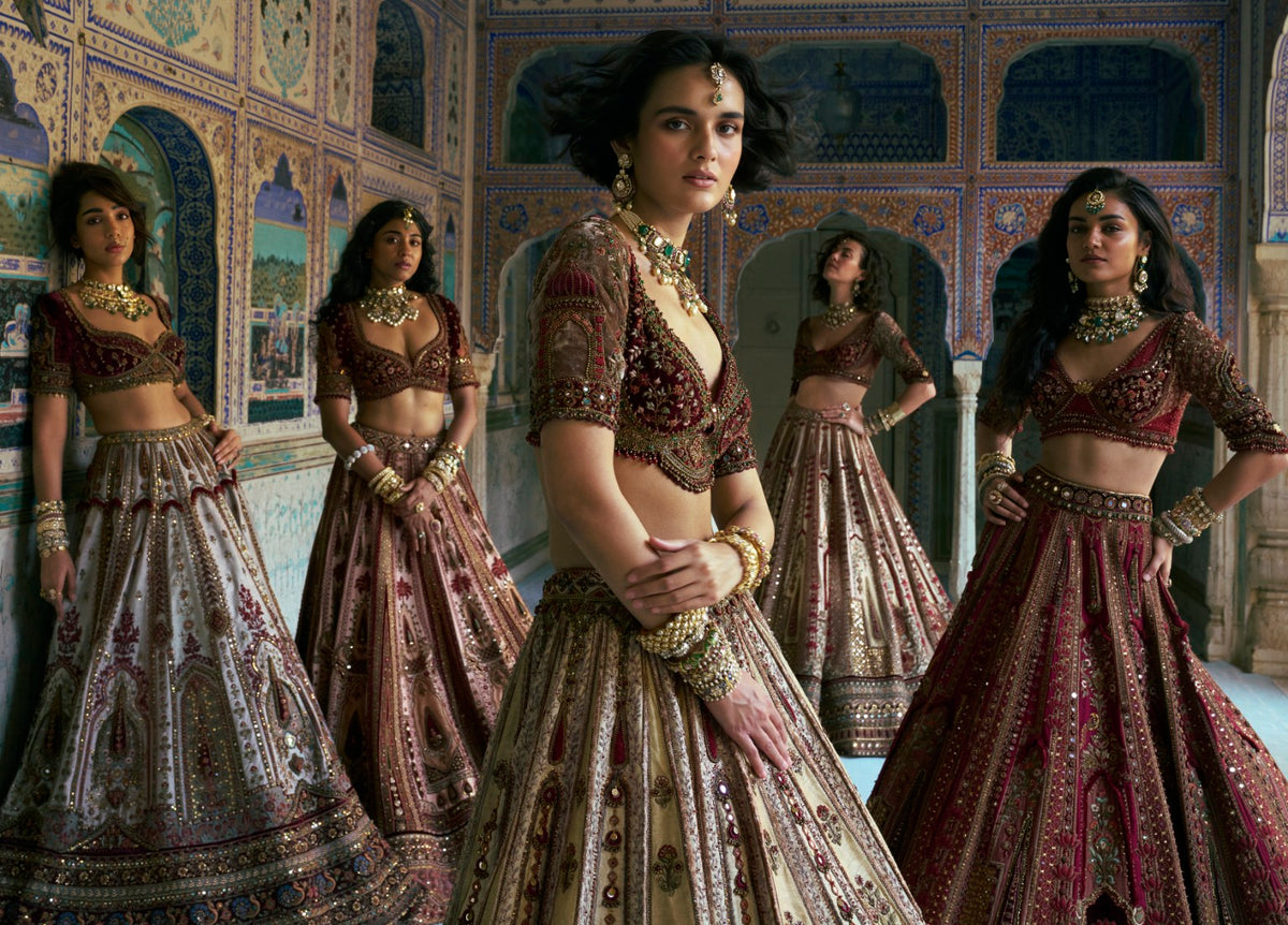 Aashni bridal lehenga campaign