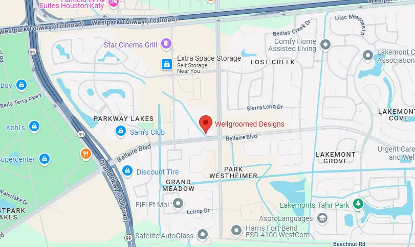 wellgroomed designs houston location map