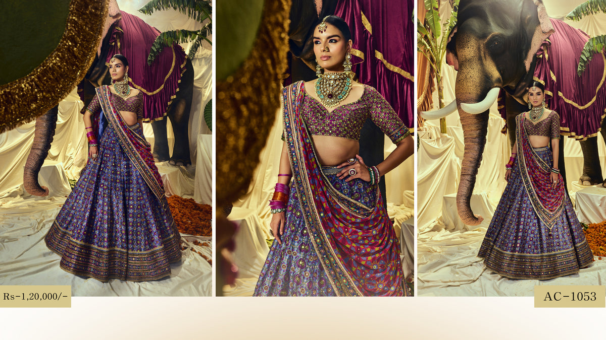 Jagmag Sangeet Lehenga AC-1053