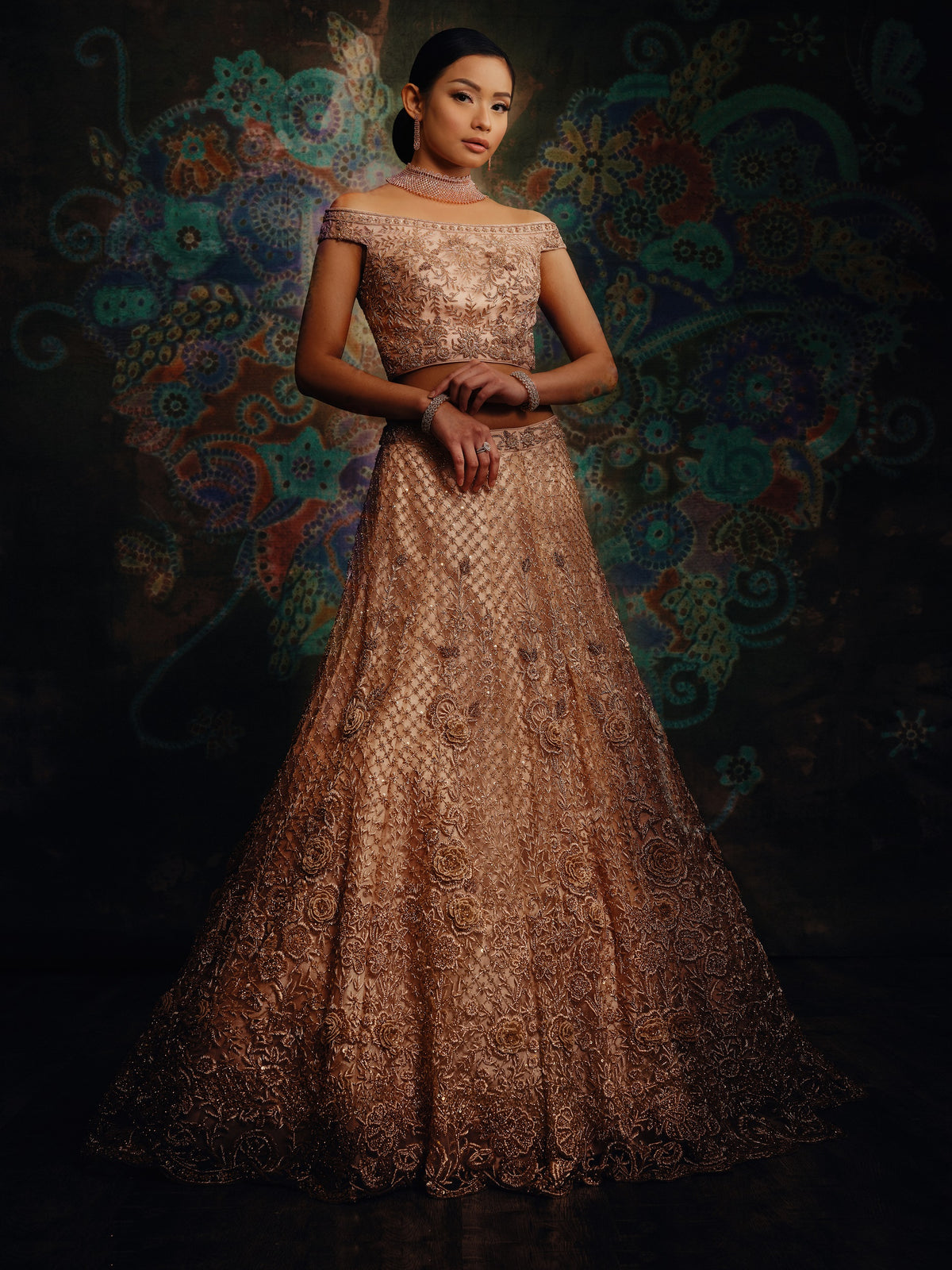 Aarya bridal lehenga by WellGroomed